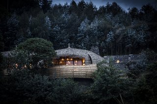 The forest villas were designed by South African architect Nick Plewman.