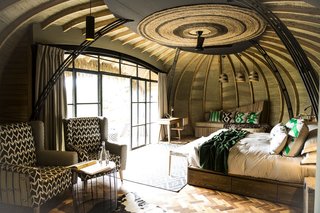 Caline Williams-Wynn, her team from Artichoke, and Teta Isibo worked together on the interiors, which include colorful textiles and tons of texture.