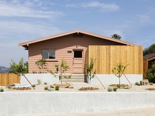 Grids and Colors Inspire the Renovation of a Graphic Designer's Pink L.A. Bungalow - Photo 1 of 13 -