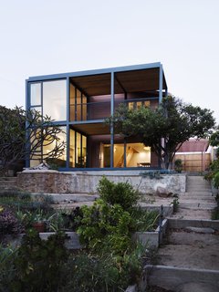 Grids and Colors Inspire the Renovation of a Graphic Designer's Pink L.A. Bungalow - Photo 2 of 13 -