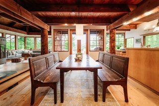 Repurposed Ship Materials and 100-Year-Old Beams Make Up This Tree House-Like Home - Photo 4 of 18 -