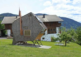 Stay in a Tiny Shingled Cabin in Austria That Resembles a Bird-Like UFO - Photo 1 of 11 -