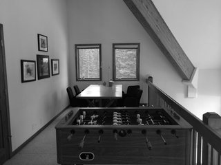 Before: Prior to the renovation, the interiors felt dark and dated.