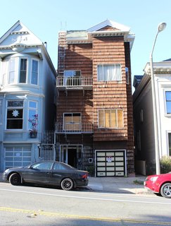 A Historic Victorian in San Francisco Is Meticulously Transformed Into a Modern Family Home - Photo 1 of 26 - When John and Amanda purchased the old Victorian next door, it was primarily covered with brown cedar shingles, which resulted from a renovation in the 1970s that also included the replacement of the double-hung wood sash windows with aluminum sliders.