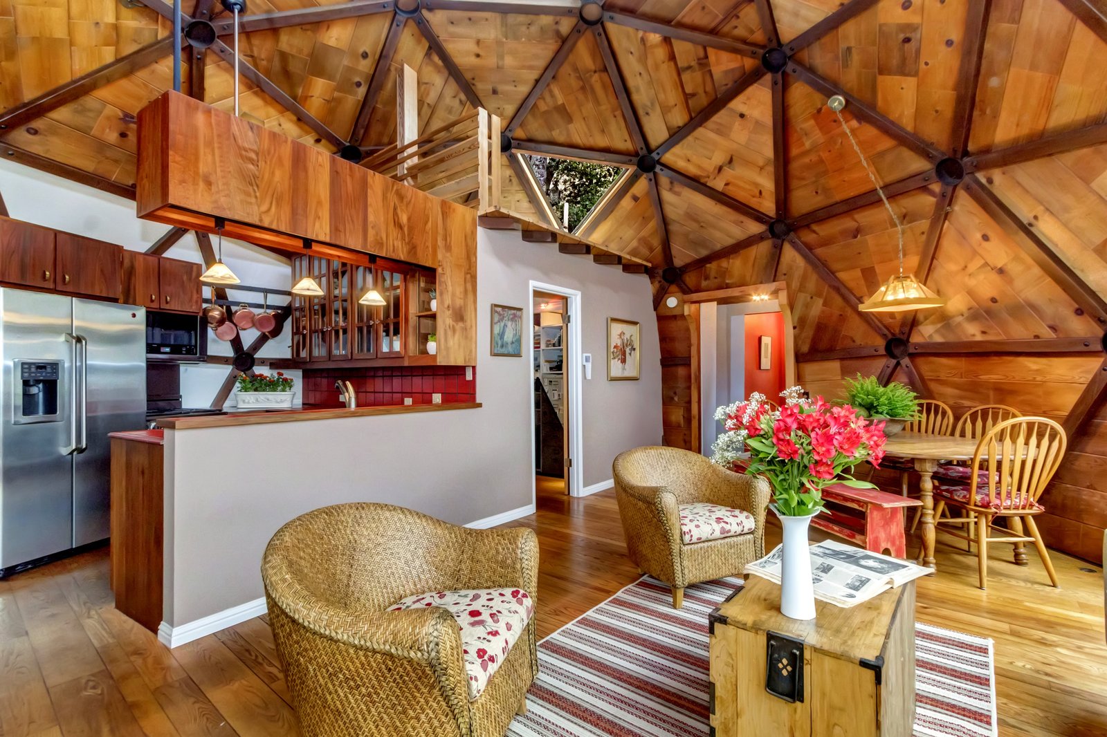 Photo 8 Of 11 In It Took Seven Years To Build This Geodesic Dome By