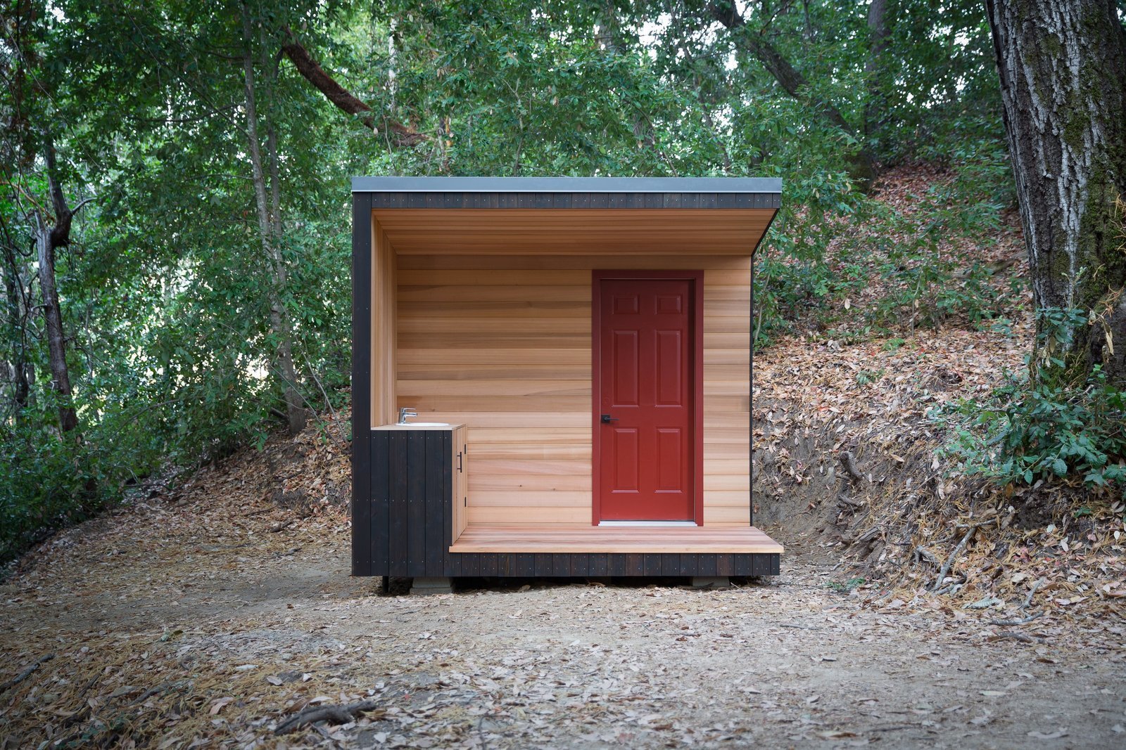 Photo 1 Of 15 In DIY Project How To Build Your Own Modern Outhouse Dwell