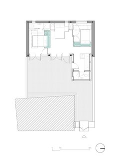 Baitasi House of the Future's three-room layout