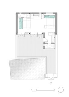 Baitasi House of the Future's one-room layout