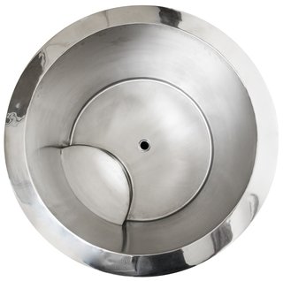 43" Simone soaking tub by Signature Hardware </p><p>From $2,985 With a deep basin and integrated seat, the <br>43-inch-diameter brushed stainless steel Simone tub allows full-body immersion. Massaging air jets <br>are available as an optional add-on. 