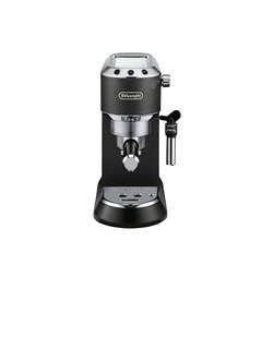 Dedica DeLuxe manual espresso machine and cappuccino maker by De’Longhi </p><p>$350 Housed in a slim body with stainless steel accents, the professional-grade De’Longhi espresso and cappuccino maker promises a barista-quality cup.