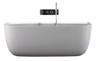 Eldon tub by Victoria + Albert</p><p>From $5,600 Measuring 69 inches long, the Eldon back-to-wall tub was born from a collaboration between manufacturer Victoria + Albert and design studio Conran + Partners. The long-lasting Quarrycast material is made of a combination of volcanic limestone and resin. 