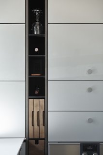 Vertical bar block by Henrybuilt</p><p>From $3,500 Henrybuilt’s six-inch-wide shelving system transforms useless nooks and corners into slender storage units for kitchen necessities.