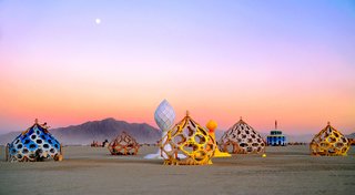 16 Otherworldly Photos of Burning Man Architecture - Photo 13 of 16 - Zonotopia and the Two Trees by Rob Bell