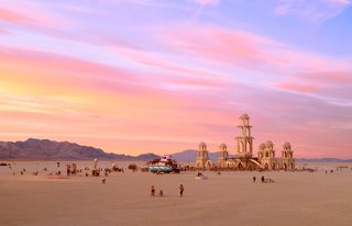 16 Otherworldly Photos of Burning Man Architecture - Photo 14 of 16 - The Temple of Transition by Chris Hankins, Diarmaid Horkan, and the International Art Megacrew