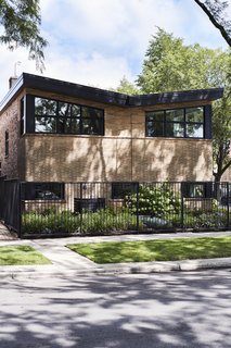 Midcentury Mashup: A 1950s Ranch House in Chicago Gets a Palm Springs-Style Butterfly Roof - Photo 3 of 15 - When contractor ABO Construction discovered that part of the original roof needed replacing, Delano came up with a butterfly design that suited the home’s midcentury lines. 