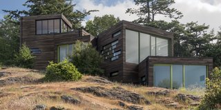 A Dramatic Home on San Juan Island Appears to Cascade Toward the Sea