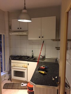 The original kitchen.
