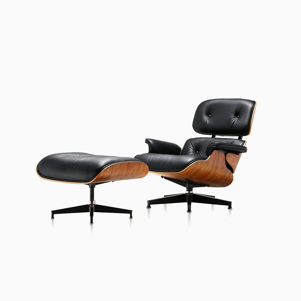 Modern Furniture Living Room Ottomans Cubes Eames Lounge Chair And Ottoman