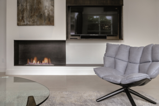 Iron Copper fireplace