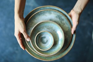 12 Rising Creators to Know Right Now - Photo 12 of 12 - "Making pottery is time intensive," says Keenan. "From wedging, throwing, trimming, applying texture, glazing, firing, sanding and even shipping, the time spent on each individual piece is considerable. To stay here in San Francisco, where costs of labor and overhead are highest in the country, it requires us to maintain a very high rate of production and sales. The Wescover platform has increased awareness of MMClay and connected me to new markets and a discerning client base. These are my ideal customers: those that tend to care not only about the product, but also about the artist and the creative process."