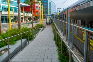 Paving the Way For Iconographic Landmarks - Photo 3 of 17 - Stepstone pavers are utilized not only on the Esplanade, but on the station’s platforms, walkways, and steps, as well. 