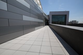 Paving the Way For Iconographic Landmarks - Photo 10 of 17 - Stepstone’s Pedestal Set Roof Pavers are installed on the stadium’s Club Level terraces. 