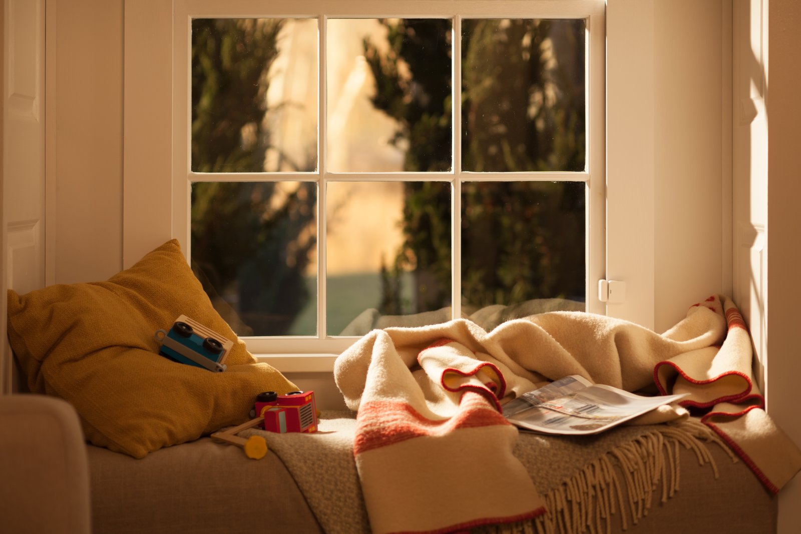 The SimpliSafe system comes with entry, motion, and glassbreak sensors, all designed to disappear into your home. Well-considered details make the system intuitive to use—gentle reminders signal that a window has been left open, the entry keypad lights up with a touch so that it's readable in the dark, and a key fob sets the alarm with the press of a button.