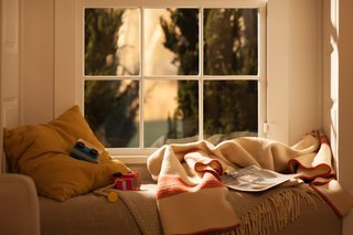 The SimpliSafe system comes with entry, motion, and glassbreak sensors, all designed to disappear into your home. Well-considered details make the system intuitive to use—gentle reminders signal that a window has been left open, the entry keypad lights up with a touch so that it's readable in the dark, and a key fob sets the alarm with the press of a button.