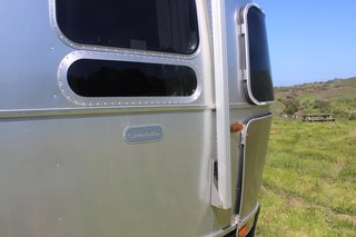 The Globetrotter, which starts at $99,900, combines the classic Airstream silhouette with modern design. 