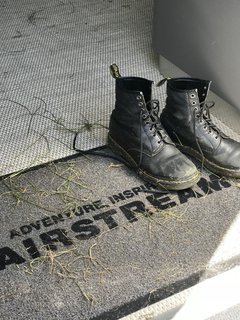 Grass and mud—markers of a successful weekend trip.