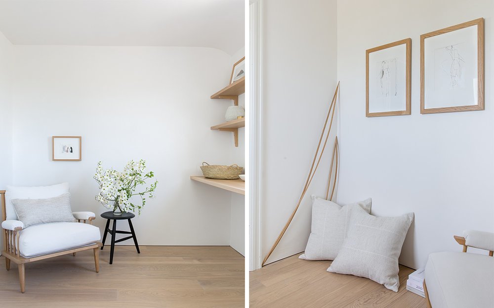 September Studio's Heather Daragon designed this tranquil bedroom as a place to
