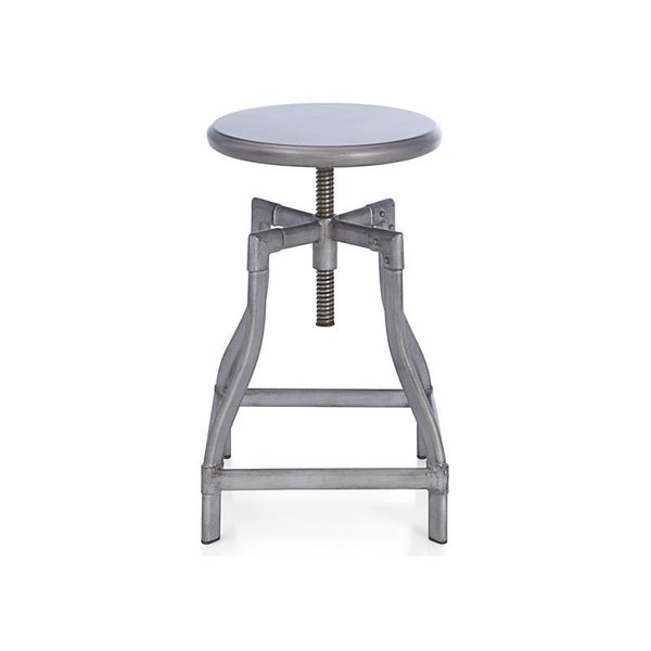 Modern Furniture Dining Kitchen Bar Stools Dwell Crate Barrel Turner Gunmetal Bar Stool