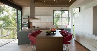 "Lots of our kitchens are open to living and great rooms," Tosdevin says, "so it’s important for the kitchen to be functional like a kitchen, but look like furniture." 