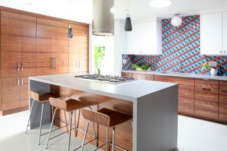 "Caesarstone can withstand a lot more daily abuse than my concrete counters," Karen Nepacena says. "And, their concrete colors are just spot on." 