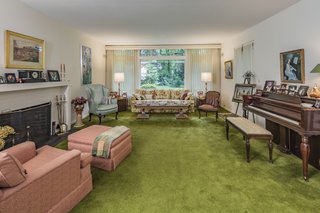 The home is full of authentic Mid-Century architectural charm. 