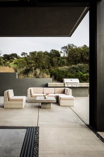 The patio furniture is from CB2. 