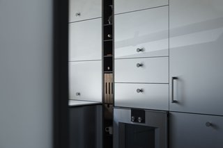 The Vertical Bar Block makes corners and small spaces functional. It can be reconfigured effortlessly to meet individual needs. 
