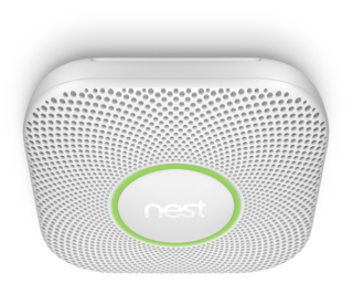 The Nest Protect Smoke & Co Alarm.