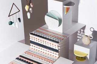 Hanna Anonen's plastic, waterproof Ripsiraita mat is inspired by the stripes and patterns of rag rugs.