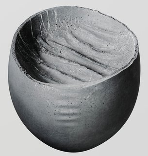 Each of the 104 bowls in UMÉ Studio’s Concrete collection is unique, but all of them feature delicate edges rendered in hand-poured concrete.