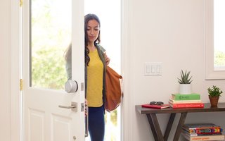 Adding a smart door lock and video doorbell are simple smart home upgrades that are a snap to install.