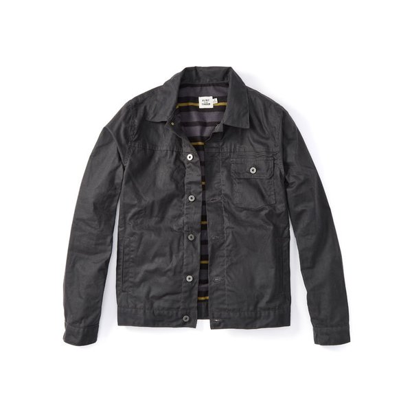Flint and Tinder Flannellined Waxed Trucker Jacket by Huckberry Dwell