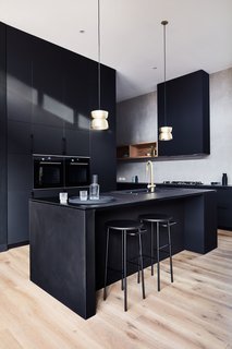 The kitchen appliances are from De Dietrich.