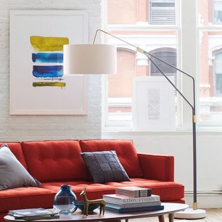 West Elm Mid-Century Overarching Floor Lamp
