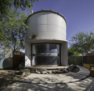 An Old Grain Silo Makes an Enchanting Tiny Home in Phoenix - Photo 1 of 9 -