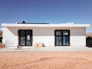The new doors take shape.