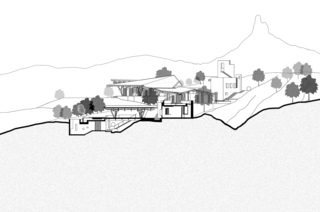 House of Three Streams cross-section