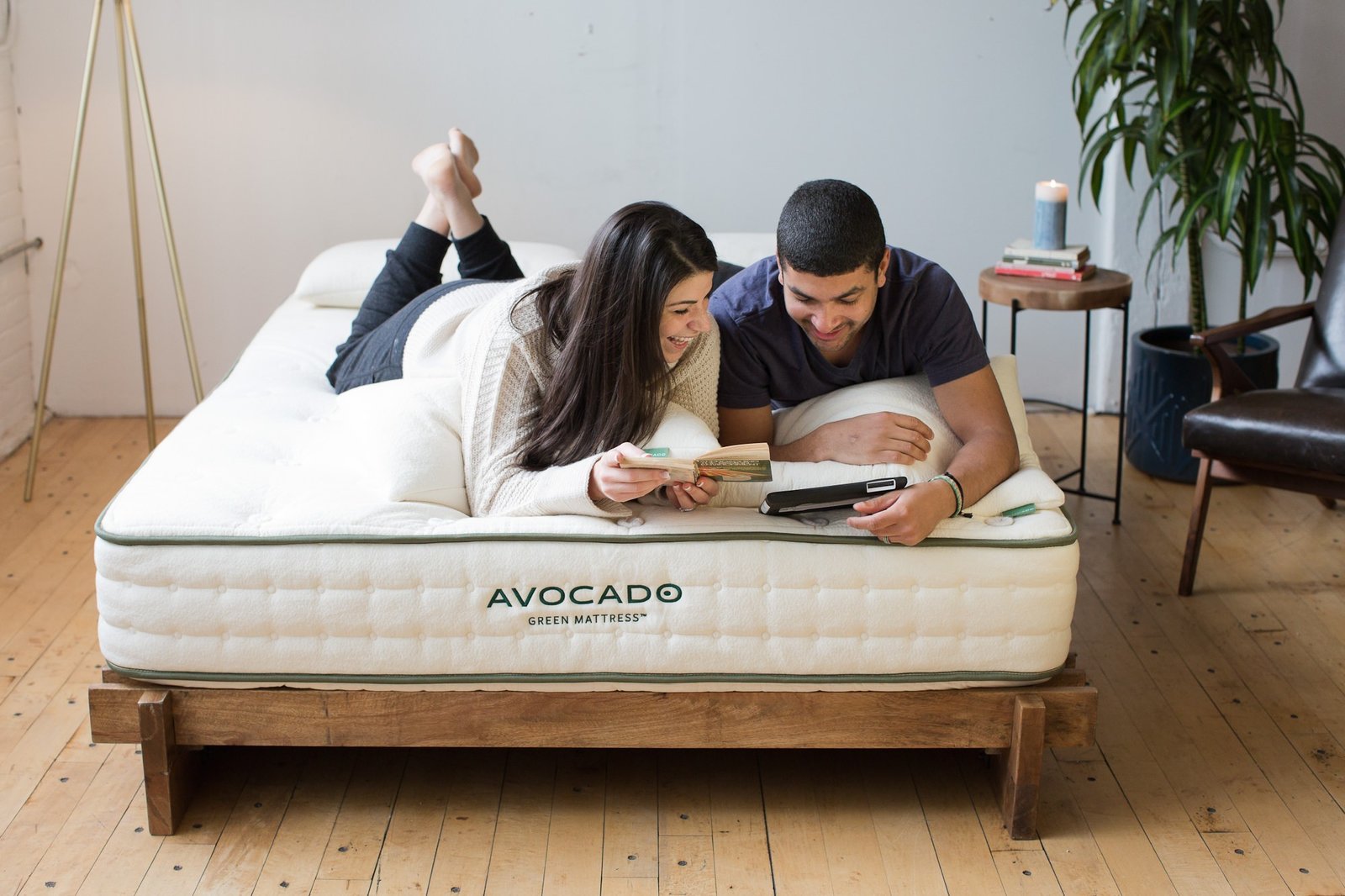 Avocado Mattress Eco Wood Bed Frame By Green Dwell