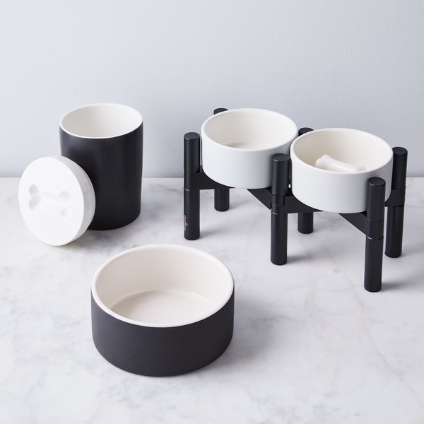 Magisso Elevated Slow Feeder Dog Bowl And Stand Dwell