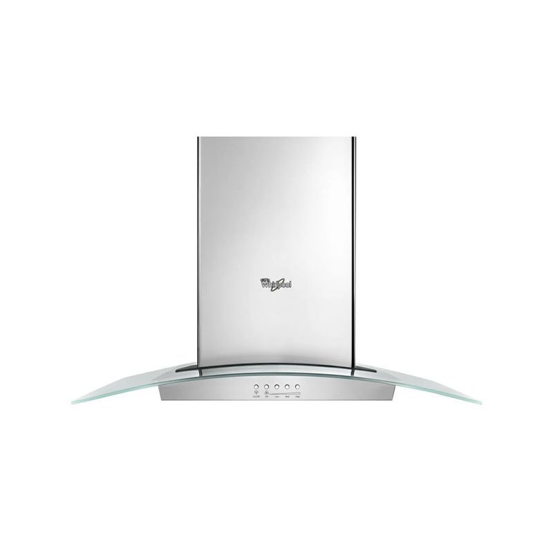 Whirlpool 36" Modern Glass Wall Mount Range Hood by Dwell